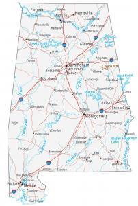 Alabama Map