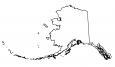 Alaska Outline Map