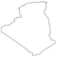 Algeria Blank Map