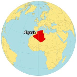 Algeria World Map