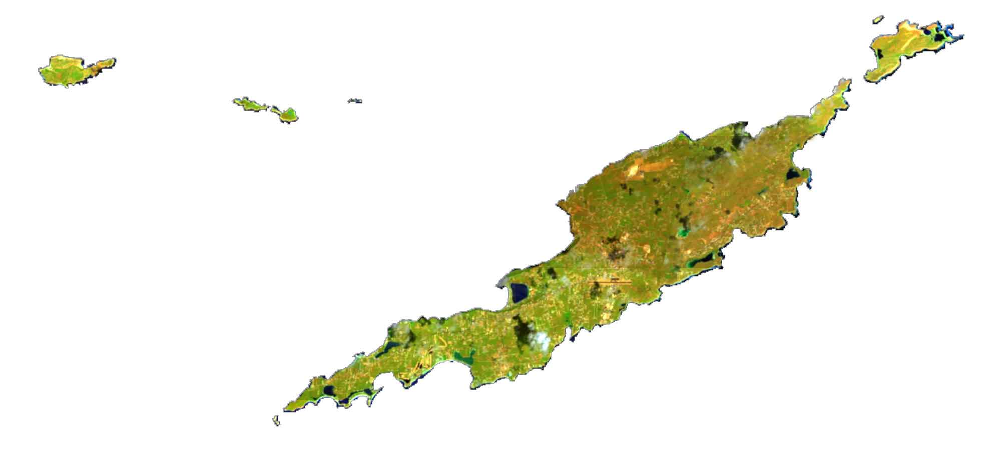 Anguilla Satellite Map