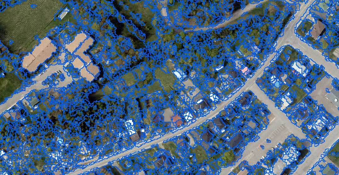ArcGIS Segmentation with Segment Mean Shift Algorithm