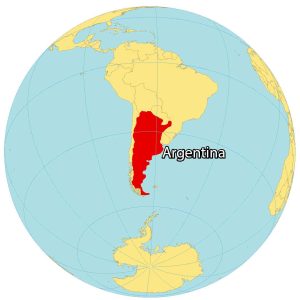 Argentina World Map