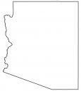 Arizona Outline Map