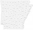 Arkansas County Map