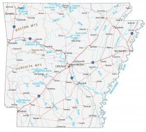 Arkansas Map