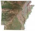 Arkansas Satellite Map