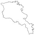 Armenia Outline Map