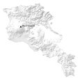 Armenia Physical Map