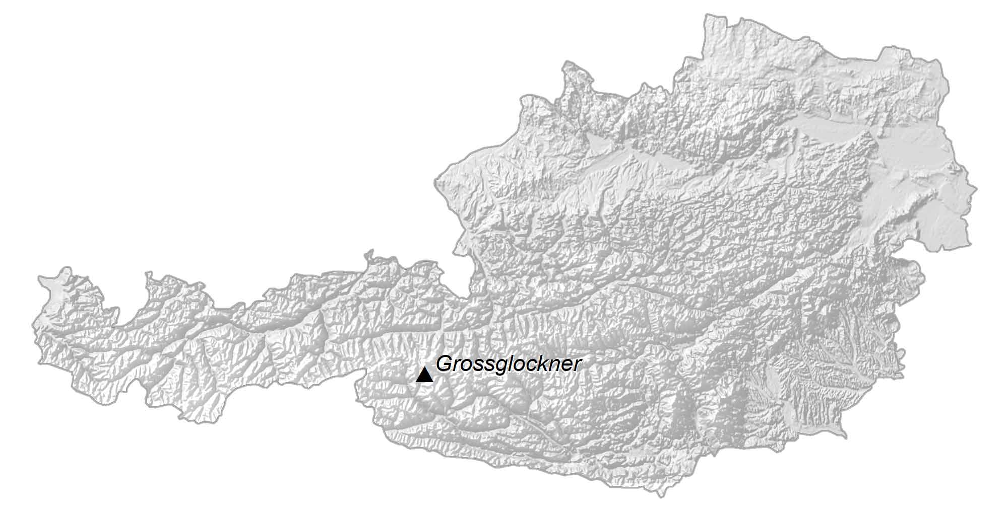 Austria Elevation Map