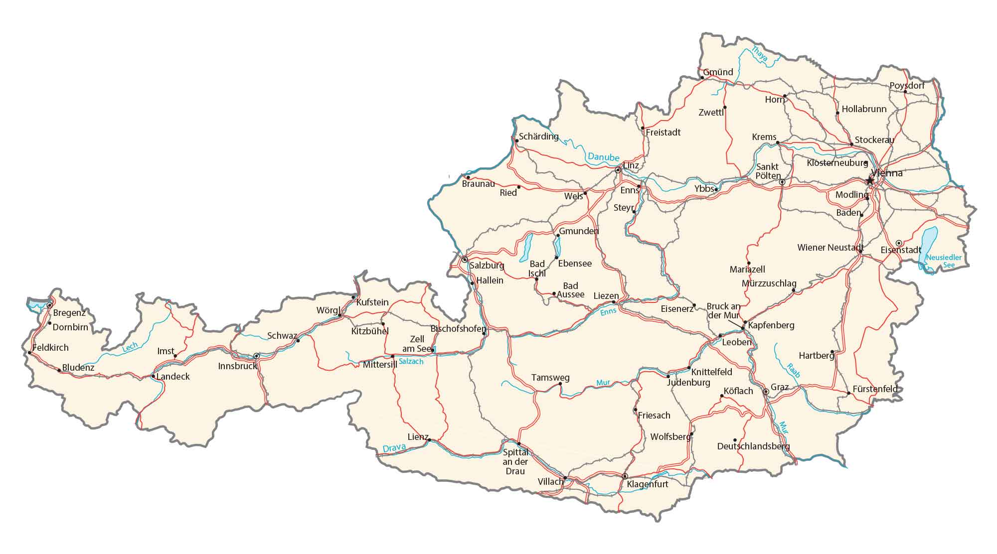 Austria Map