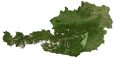 Austria Satellite Map