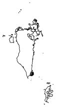 Bahrain Blank Map