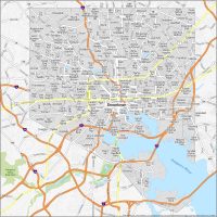 Baltimore Neighborhoods Map