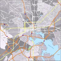 Baltimore Zip Code Map