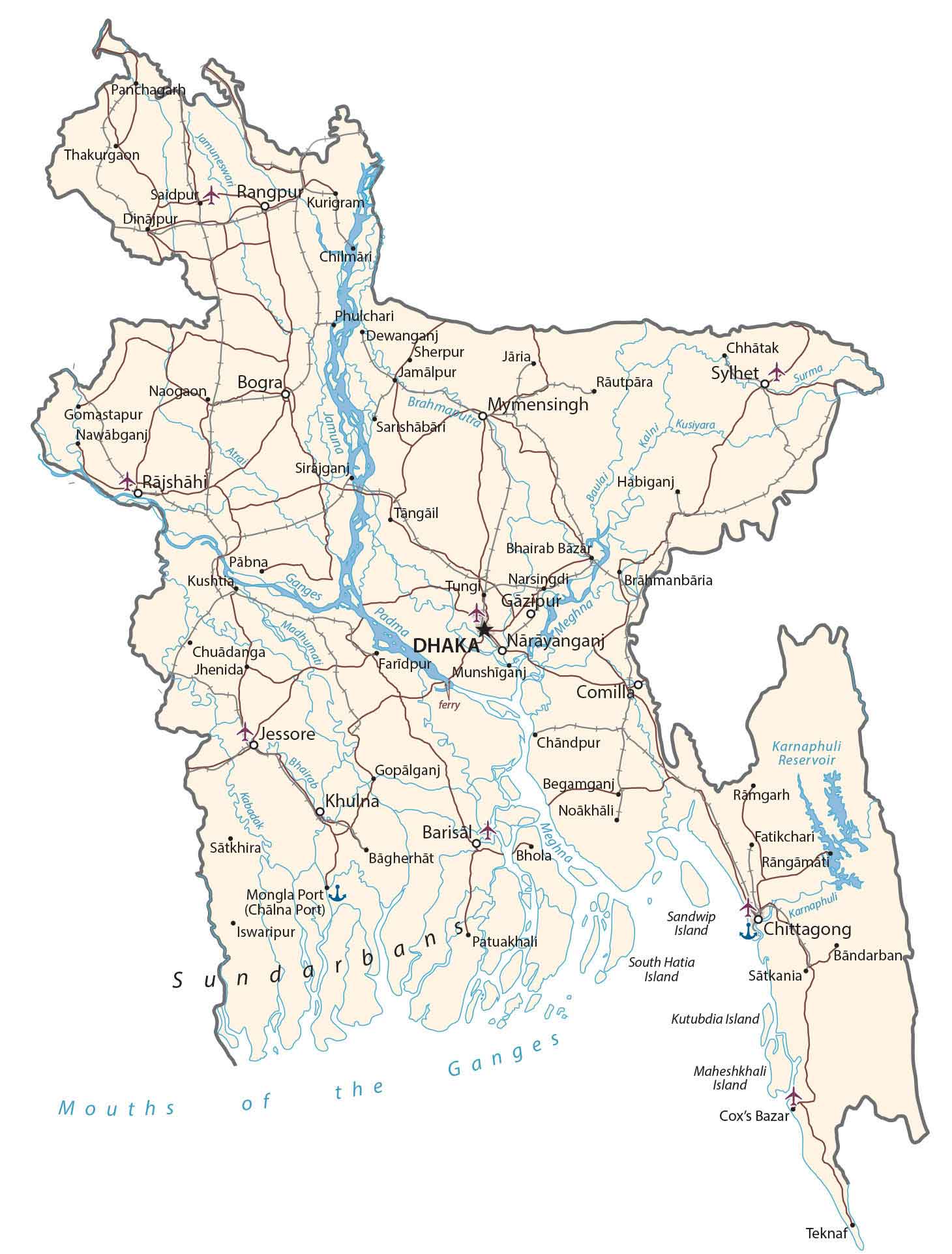 Bangladesh Map
