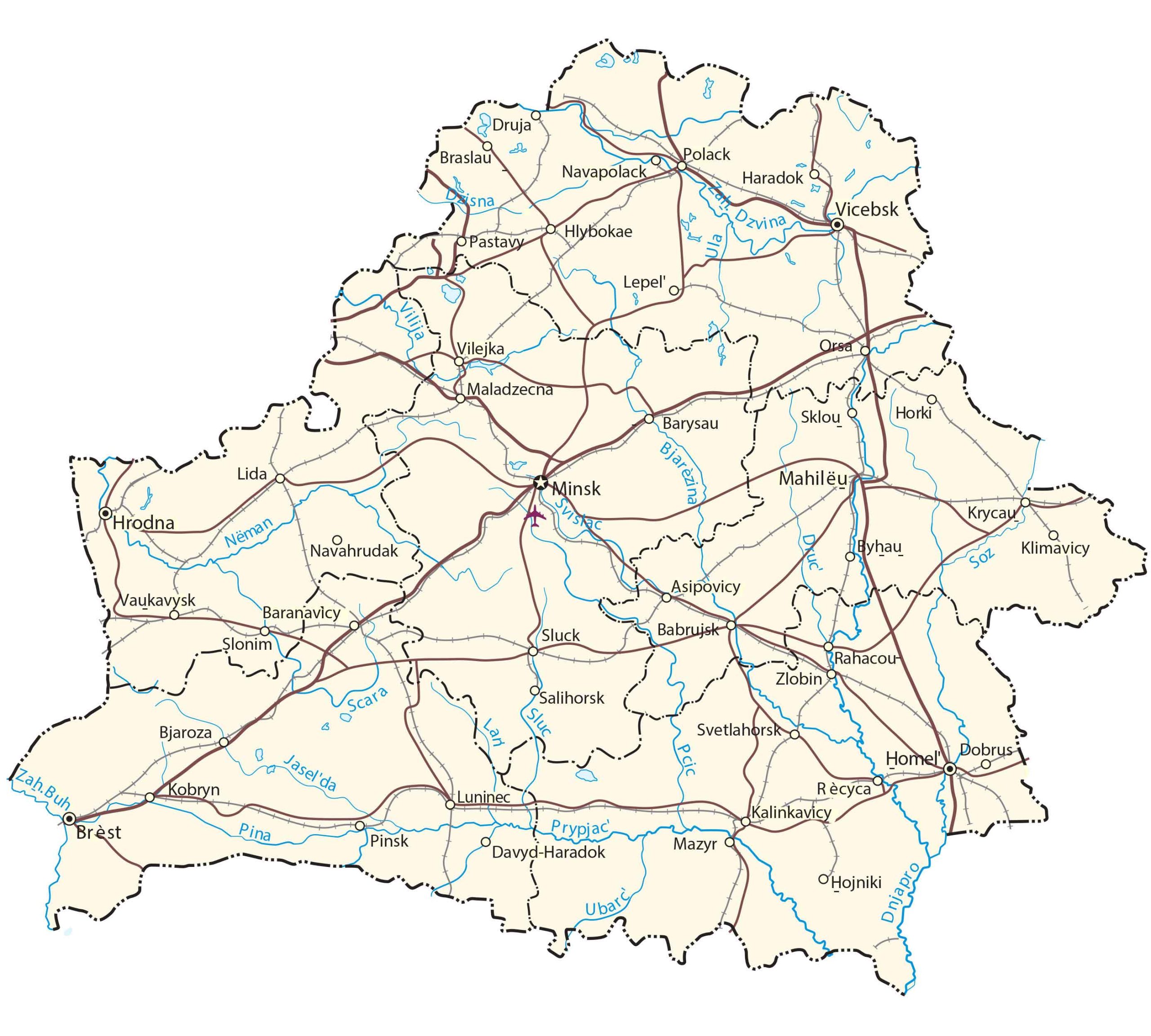 Belarus Map