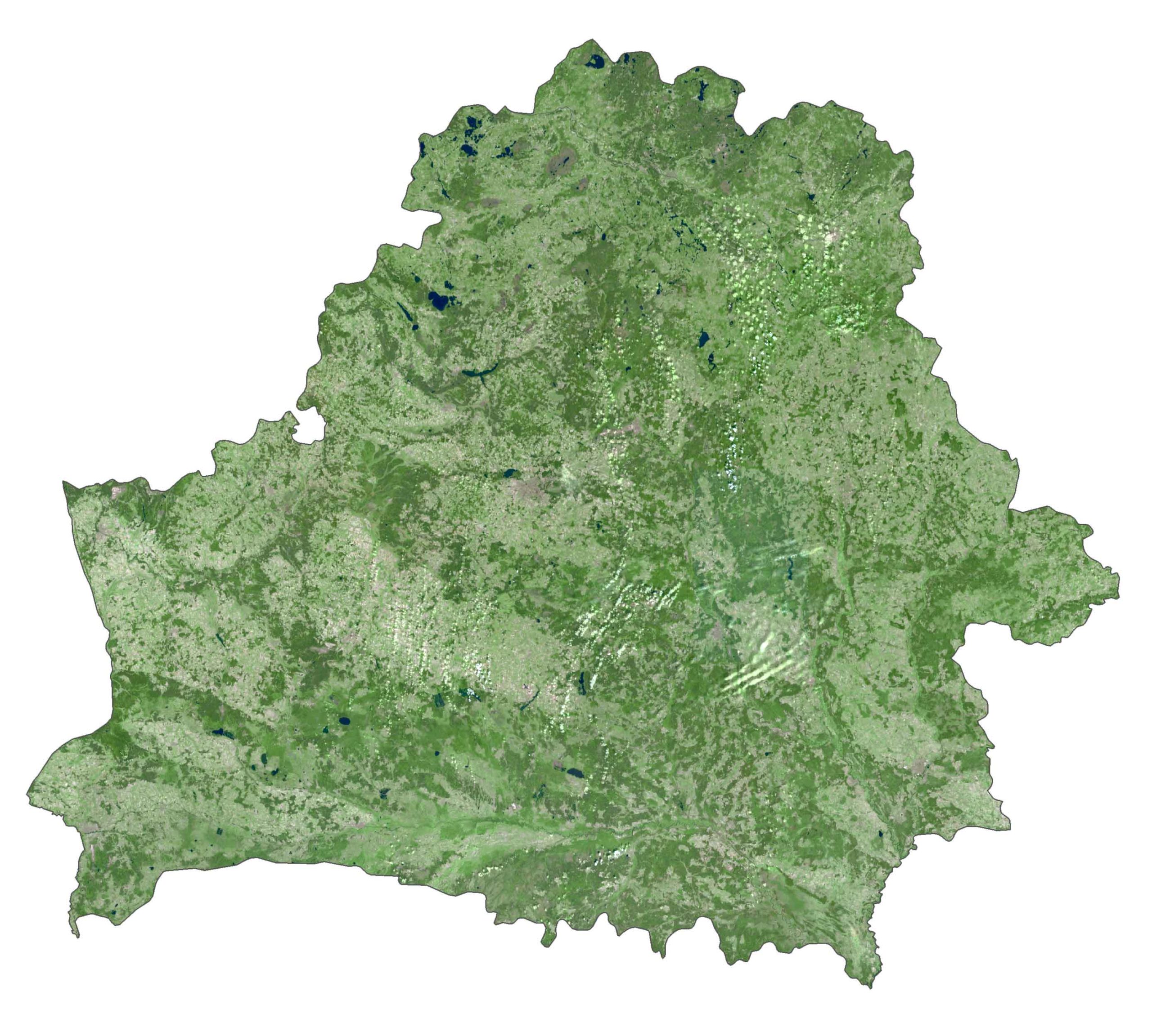 Belarus Satellite Map