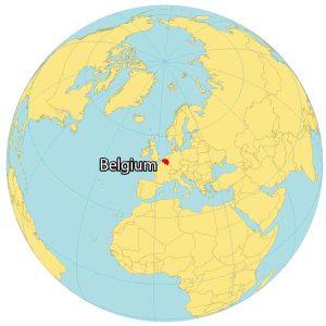 Belgium World Map