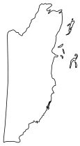 Belize Blank Map