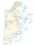 Belize Map