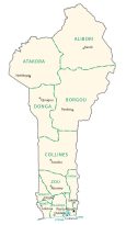 Benin Administration Map