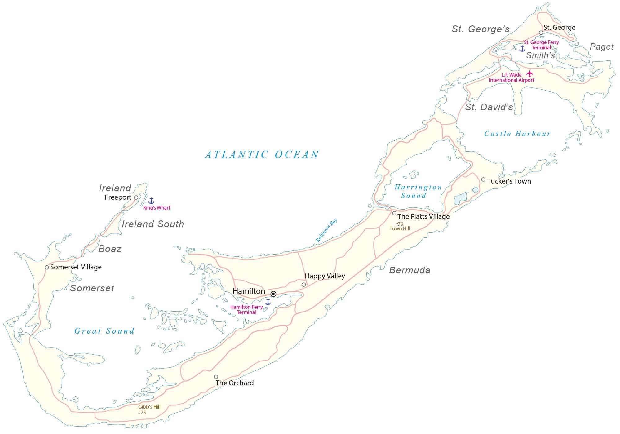 Bermuda Map