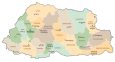 Bhutan Administration Map