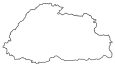 Bhutan Blank Map