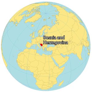 Bosnia and Herzegovina World Map