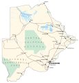 Botswana Map