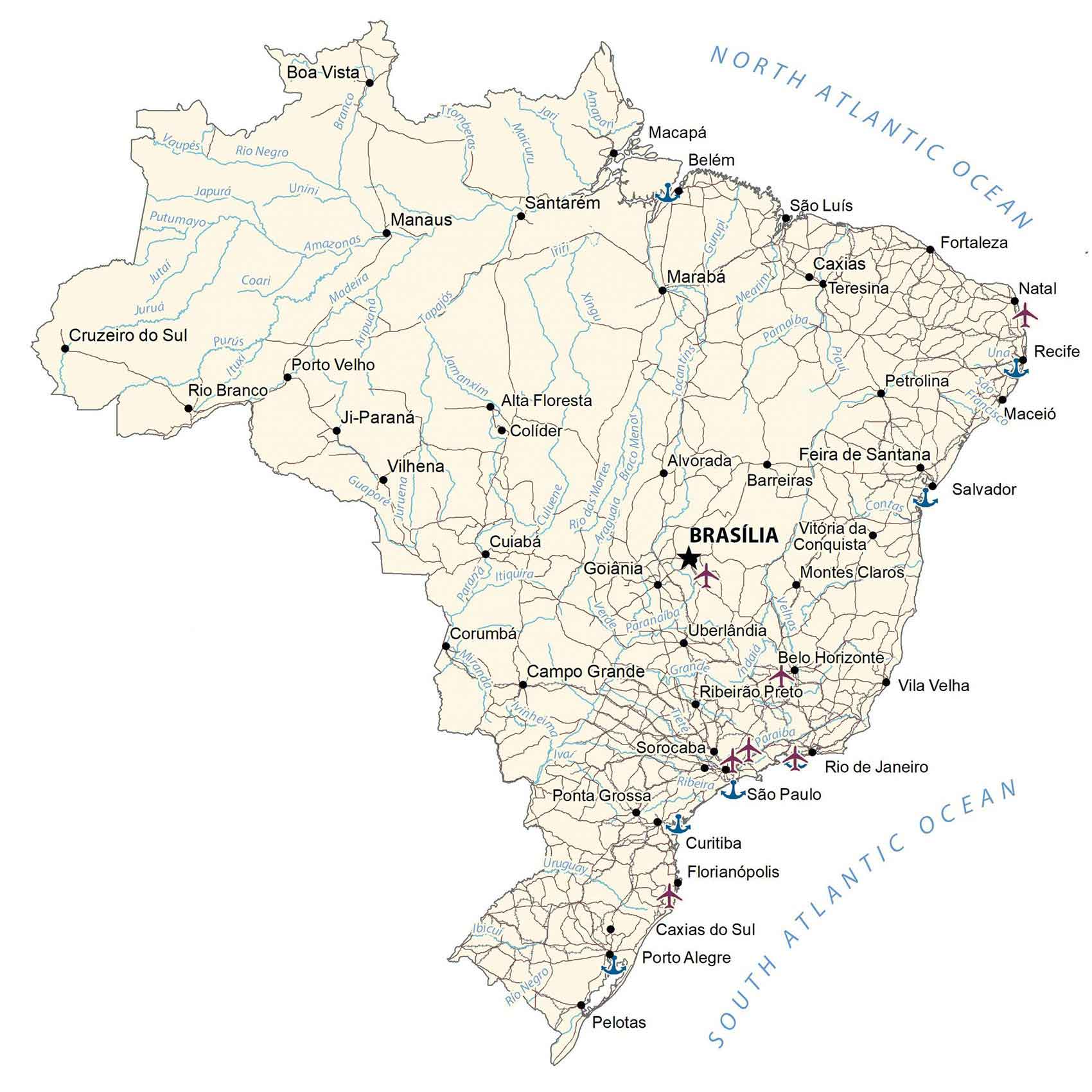 Brazil Map