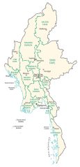 Burma Administration Map