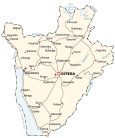 Burundi Map