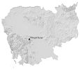 Cambodia Physical Map