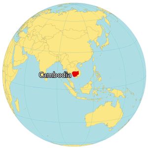 Cambodia World Map