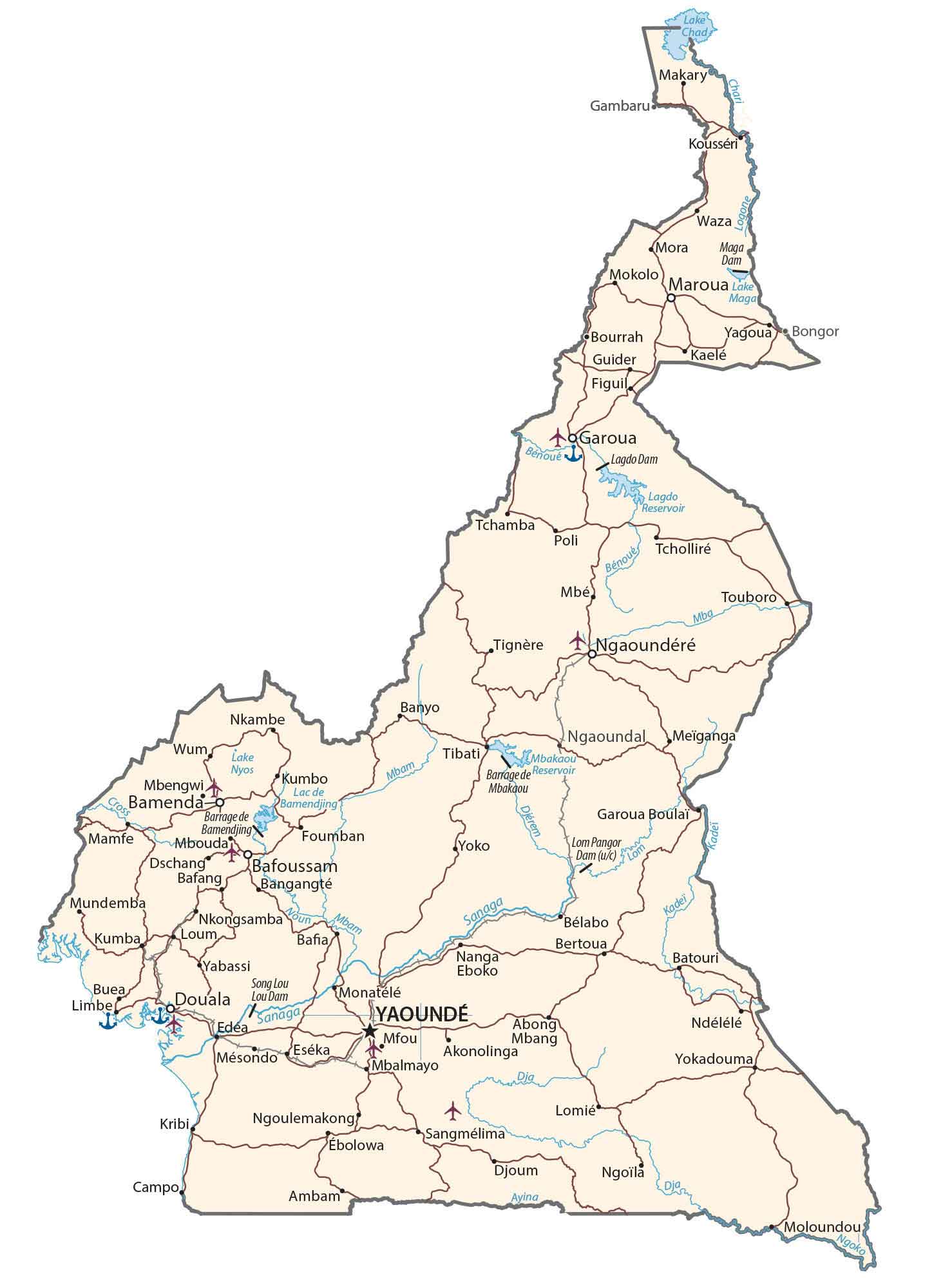 Cameroon Map