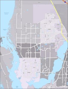 Cape Coral Zip Code Map