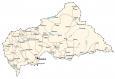 Central African Republic Map
