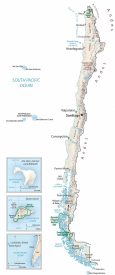 Chile Physical Map