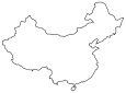 China Blank Map