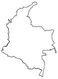 Colombia Blank Map