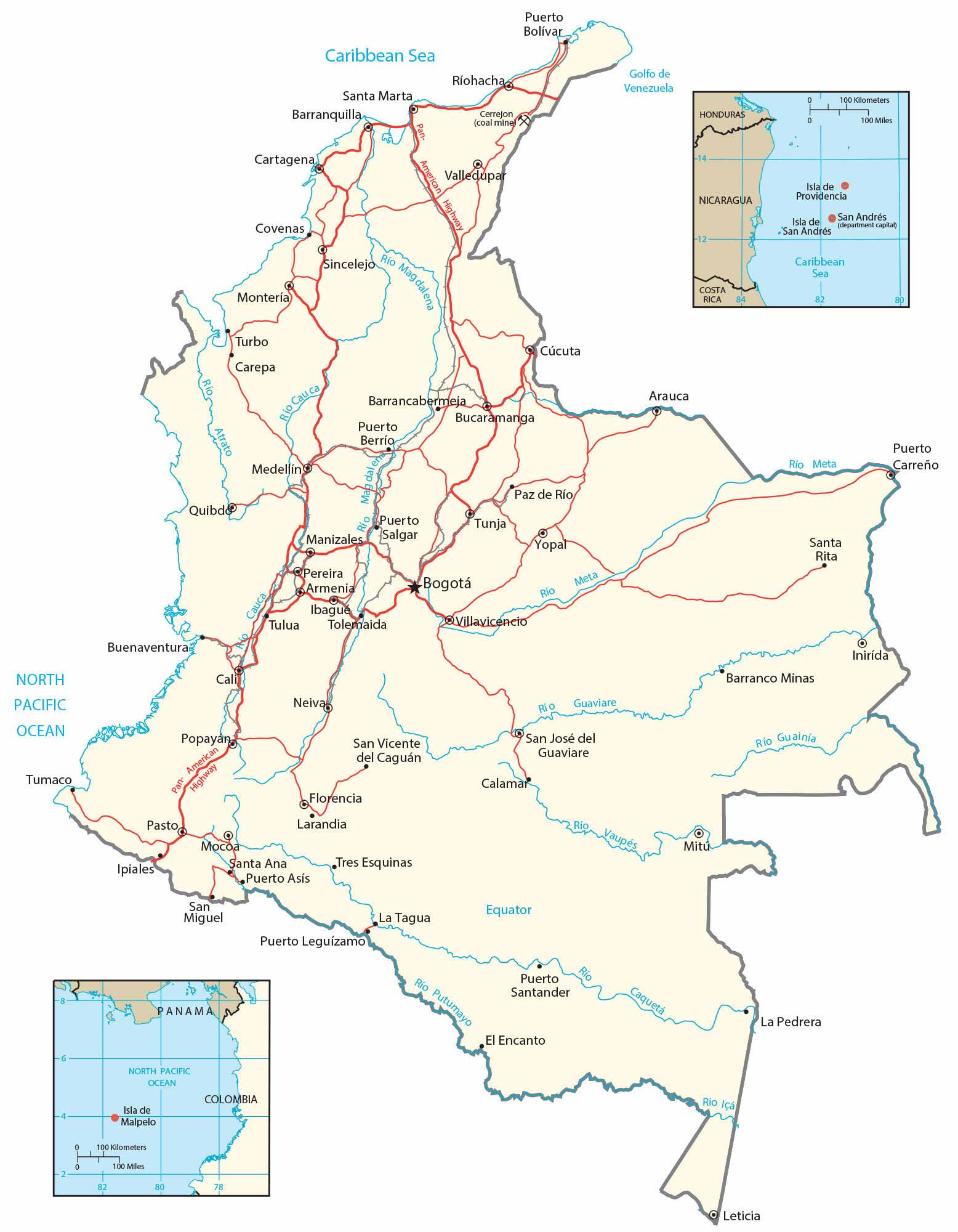 Colombia Map