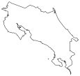 Costa Rica Blank Map