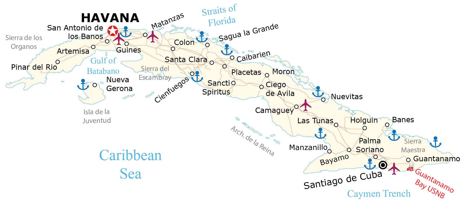 Cuba Map