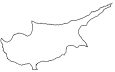 Cyprus Blank Map