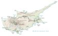 Cyprus Physical Map