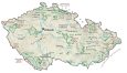 Czech Republic Physical Map