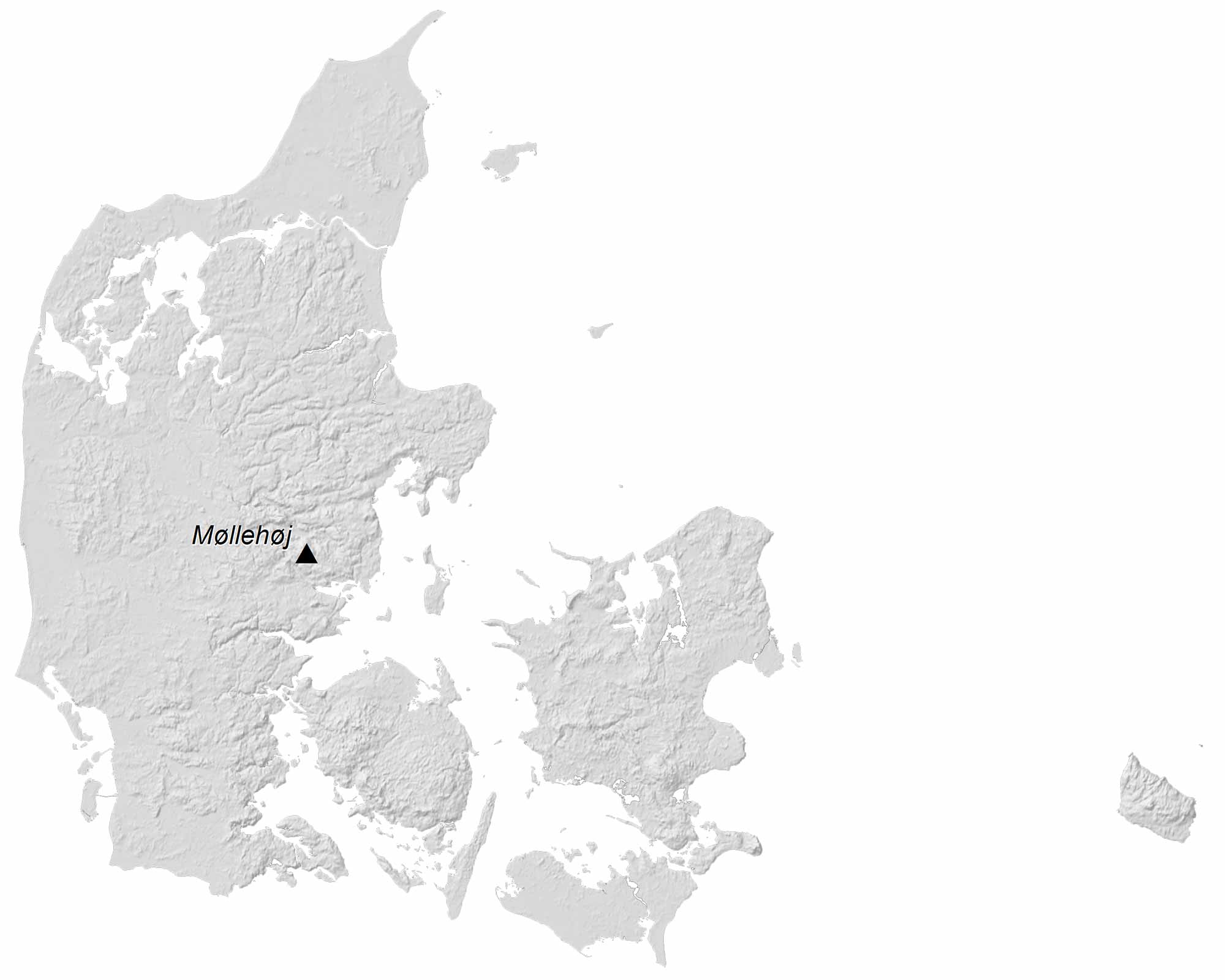 Denmark Elevation Map