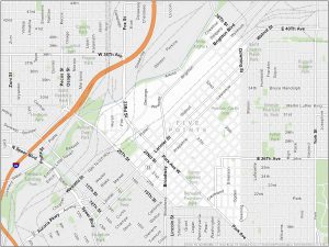 Denver Five Points Map
